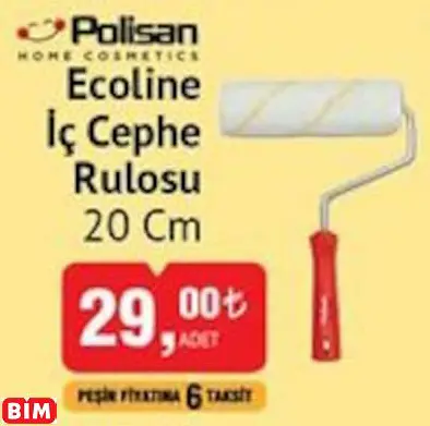 POLİSAN ECOLİNE İÇ CEPHE RULOSU 20 CM POLİSAN ECOLİNE İÇ CEPHE RULOSU 20 CM